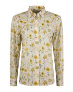 Siri Light Yellow Floral Shirt