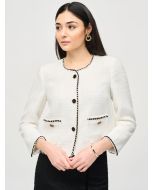 White Bouclé Jacket