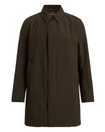 Brown Nylon Car Coat