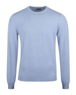 Light Blue Cashmere Crewneck 