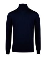 Navy Merino Wool Rollneck