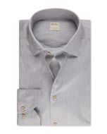 Gray Melanged Twill Shirt