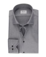 Gray Structured Twill Shirt