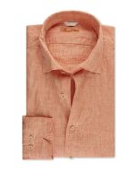 Orange Linen Shirt