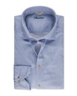 Blue Patterned Oxford Shirt