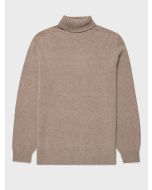 Sandstone Lambswool Polo Jumper