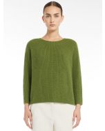 Green Mohair Knitted Sweater