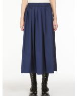 Navy Taffeta Skirt