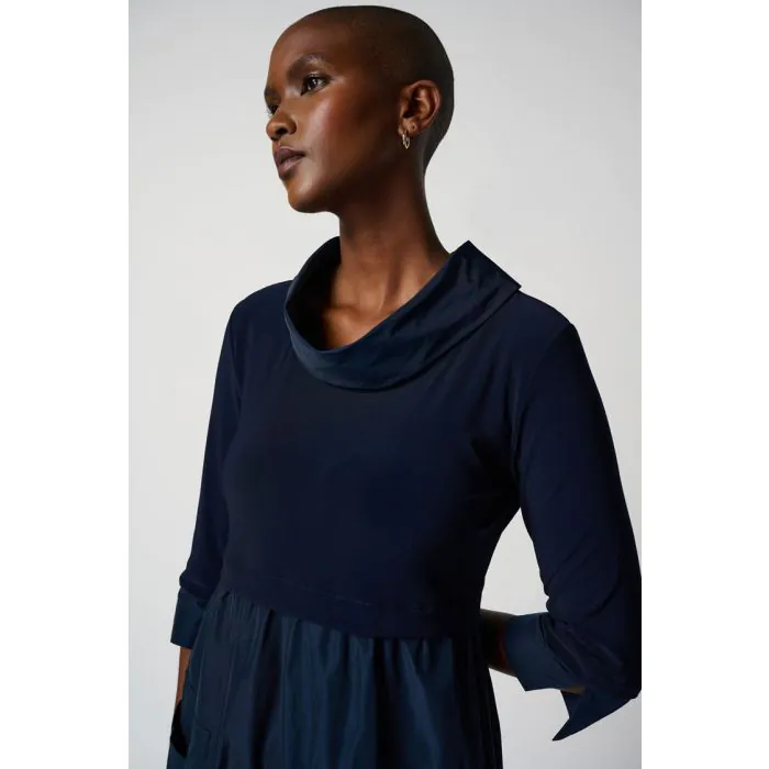 Joseph ribkoff navy blue dress best sale