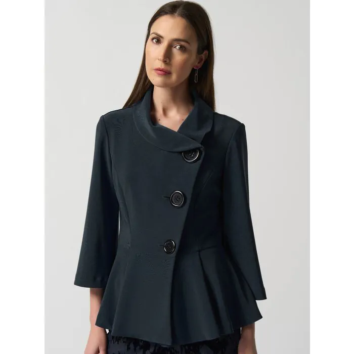 Double breasted peplum coat best sale