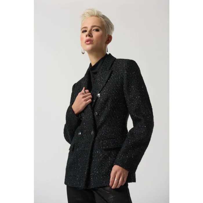 Black Bouclé Blazer