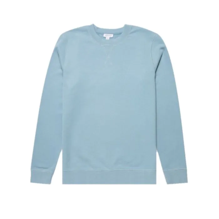 Blue Mist Loopback Sweater from Sunspel Stenstromsstore