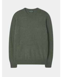 Green Regular Geelong Wool Sweater