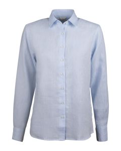 Siri Light Blue Linen Shirt