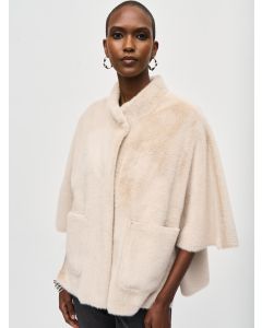 Beige Faux Fur Jacket