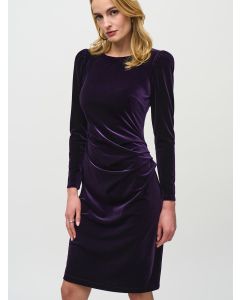 Dark Purple Velvet Dress