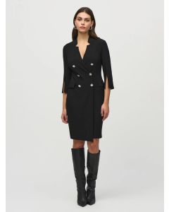 Black Double Breasted Blazer Dress