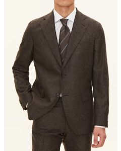 Brown Regular fit Wool Blazer