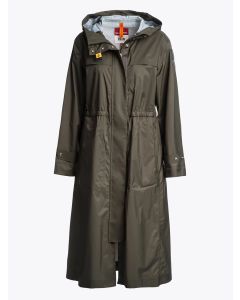 Yakura Dark Mud Waterproof Trench Coat