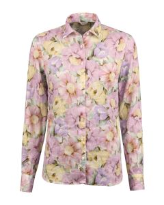 Sofie Pink Floral Linen Shirt