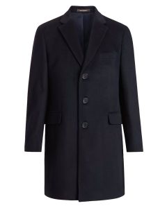 Blue Sylar Slim Wool Coat