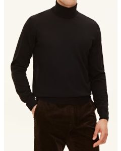 Black Marcel Rollneck Polo