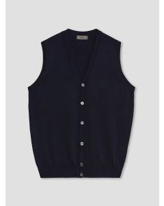 Navy Knitted Vest