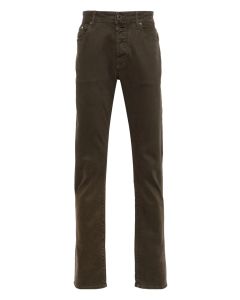 Dark Brown Bard Slim Trousers