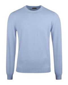 Light Blue Cashmere Crewneck 