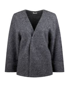 Idaline Gray Alpaca Cardigan