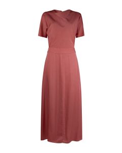 Jessa Dark Pink Silk Dress