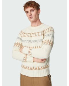 Off-white Fair Isle Wool Sweater