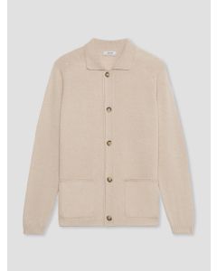 Beige Wool/Cashmere Cardigan