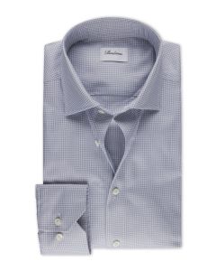 Gray Houndstooth Oxford Shirt