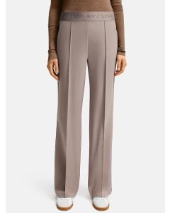 Brown Ava Wide-leg Pants