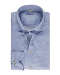 Blue Patterned Oxford Shirt