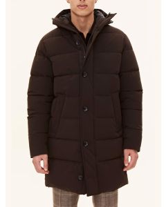 Dark Brown Padded Parka