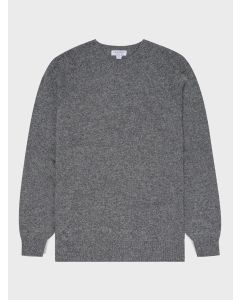 Gray Melange Lambswool Jumper