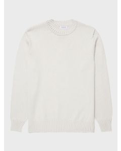 Gray Cotton Crew Jumper