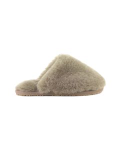 Gray Sheepskin Slippers