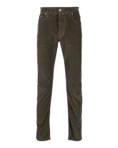 Dark Brown Bard Cord Trousers