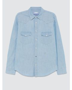 Blue Denim Chambray Shirt