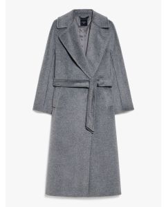 Gray Wool Alpaca Coat